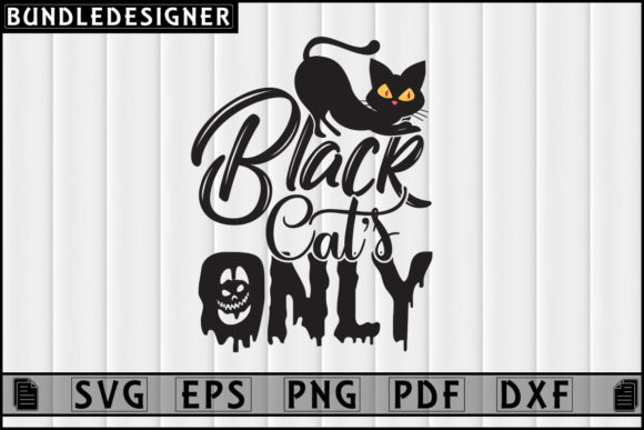 Black Cat’s Only-Halloween Svg Design Review