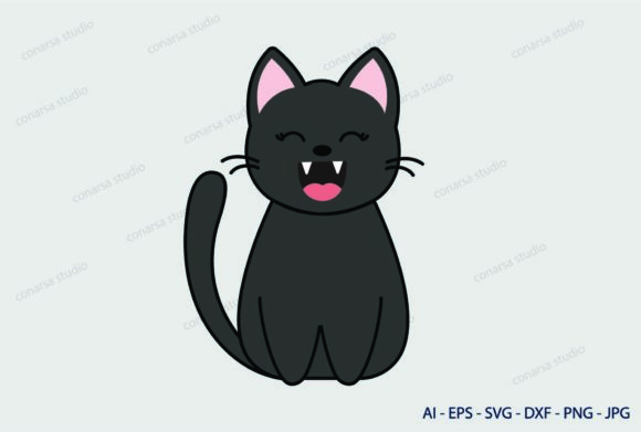 Cat Black Meow Svg Review for Embroidery Projects