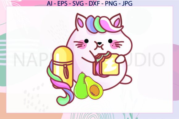 Cat Breakfast Unicorn Svg Review