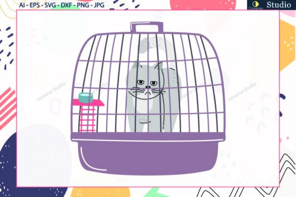 Cat Cage Svg Review for Embroidery Projects