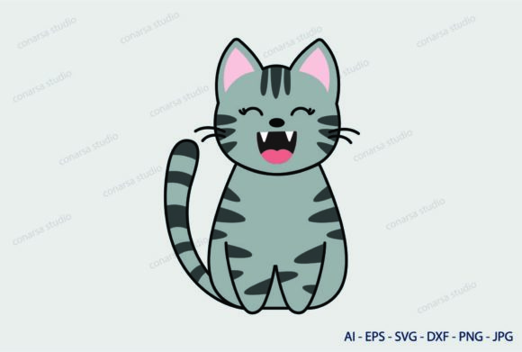 Cat Cute Grey Svg Review for Embroidery Projects