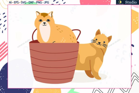 Cat in Basket Svg Review for Embroidery Projects