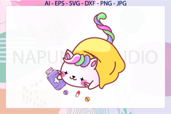 Cat Sick Unicorn Svg Review for Embroidery Projects