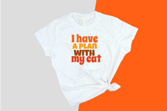 Cat T Shirt Svg Design for Embroidery Projects