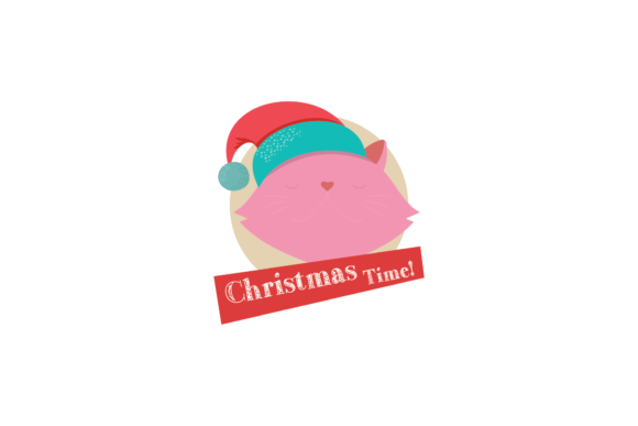 Christmas Animal Stickers Cat Pink Review for Embroidery Projects