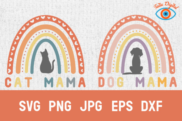Dog and Cat Mama Svg Graphics Review