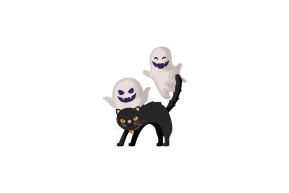 Halloween Cat Black Ghost Svg Review