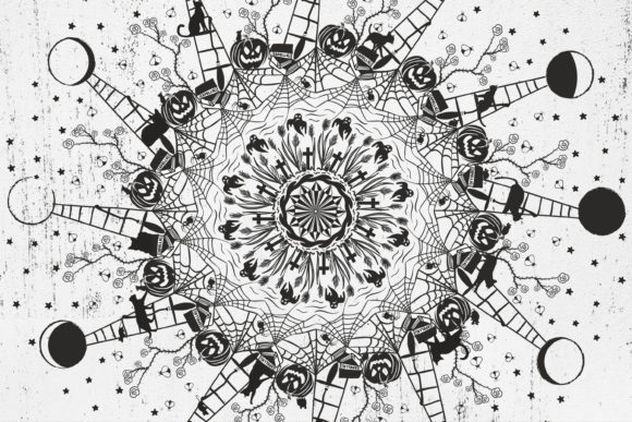 Halloween Mandala SVG Review for Embroidery Projects