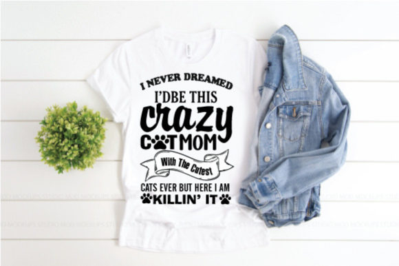 I Never Dreamed I dbe This Crazy Cat Mom