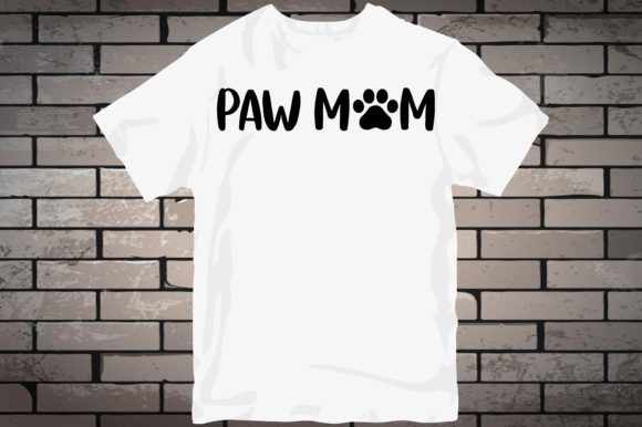 Paw Mom Cat Black SVG Review