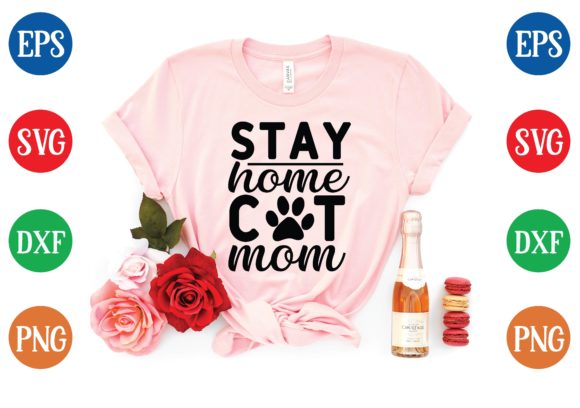 Stay Home Cat Mom Svg Review for Embroidery Projects