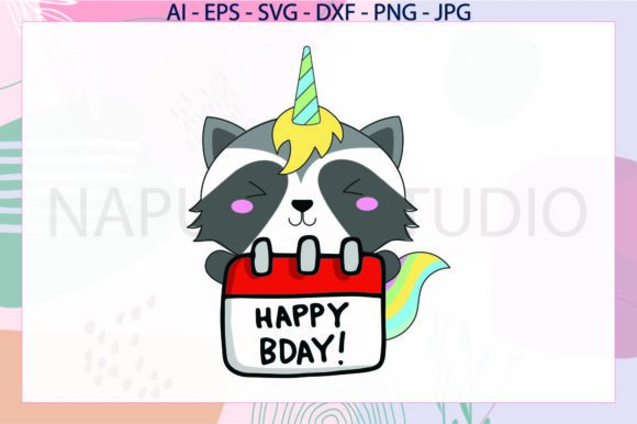 Unicorn Cat Calendar Birthday Svg Review
