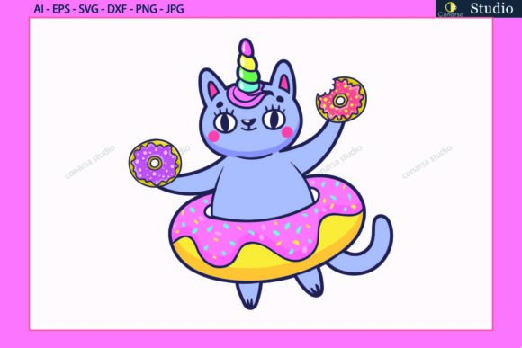 Unicorn, Cat, Donuts SVG Design Review